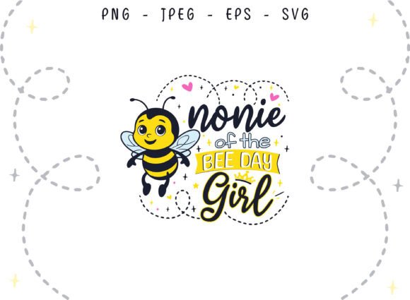 Bee Day Nonie: A Charming SVG for Graphics and Crafts