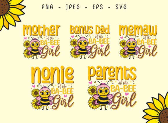 Reviewing a Cute Bee Family SVG for Crafts and Graphics