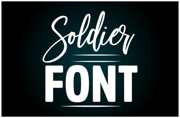 Soldier Font Graphics: The T-Shirt Design Asset Review